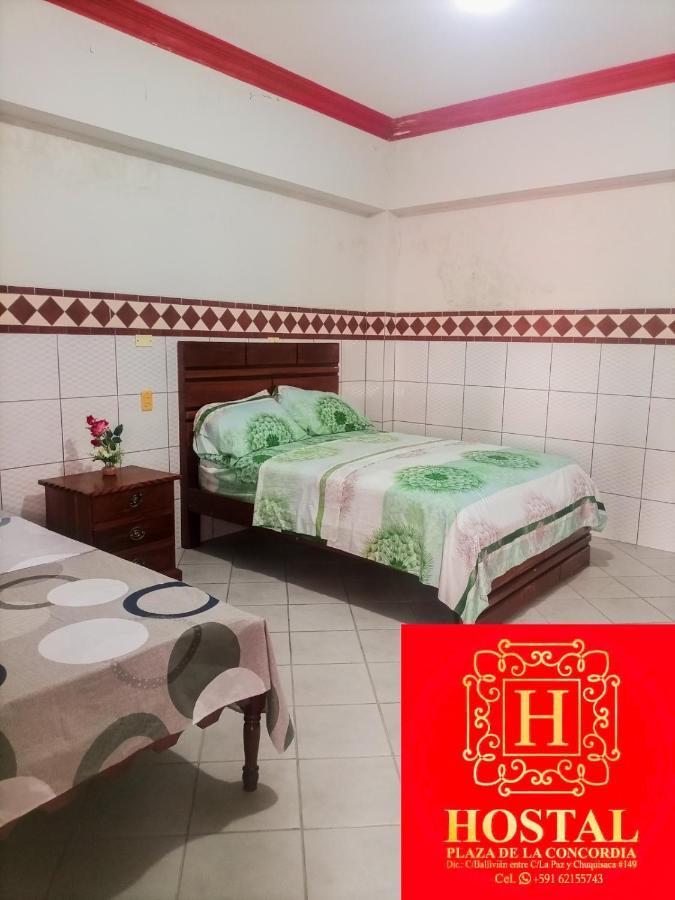 Hotel Hostal Plaza De La Concordia Santa Cruz de La Sierra Esterno foto